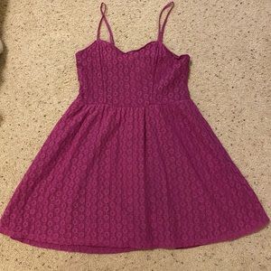 Fuchsia target dress w/ pockets